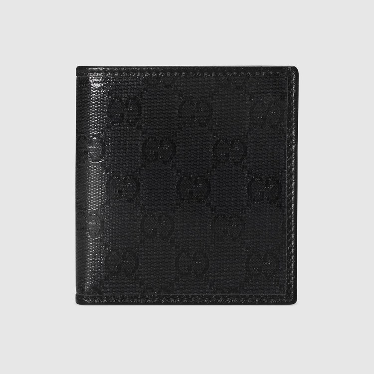 760320.FACHH.1000.001.080.0000.Light GG Crystal bi fold wallet